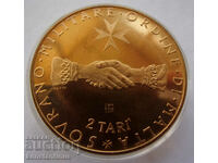 Order of Malta 2 Tare 1968 PROOF UNC Σπάνιο