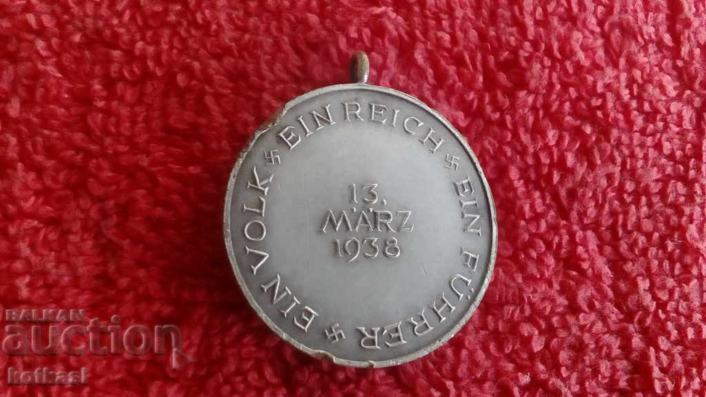Old German German original Medal 1938 WWII War - 5