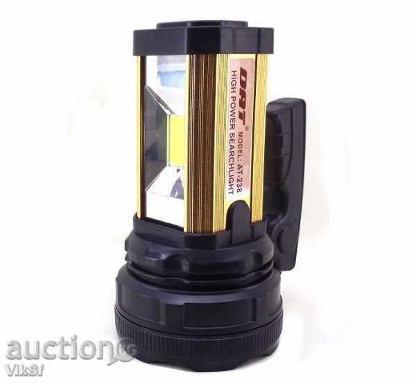 Powerful, Waterproof Projector - LED Flashlight AT-238 PRO 5W with price 46.50 BGN | € 23.78 Powerful, Waterproof Projector - LED Flashlight AT-238 PRO 5W with price 46.50 BGN | € 23.78