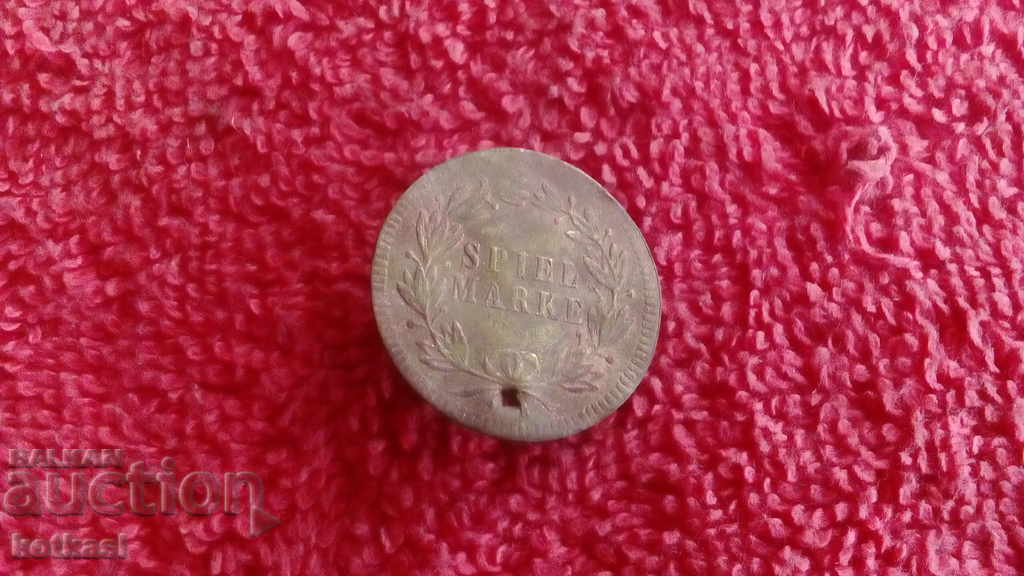Old coin token Double-headed eagle SPIEL MARKE - 5 Old coin token Double-headed eagle SPIEL MARKE - 5