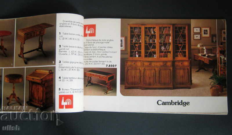 Delivery of Retro Furniture - Catalog - Mobilier de France 1974 Delivery of Retro Furniture - Catalog - Mobilier de France 1974
