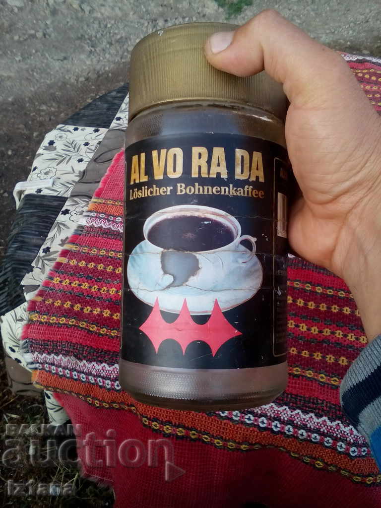 Jar, pack of AL VO RA DA coffee - 5 Jar, pack of AL VO RA DA coffee - 5