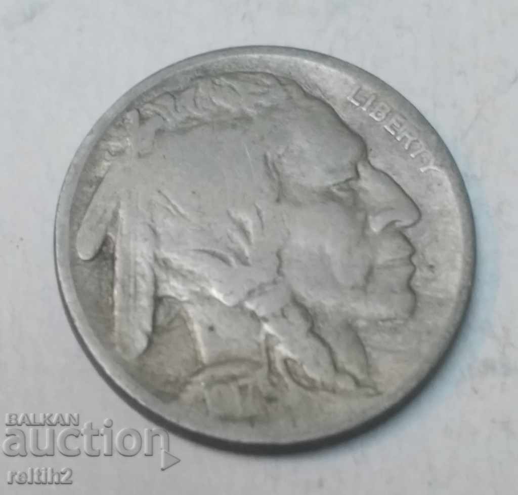 Доставка на 5 цента САЩ 1917г Доставка на 5 цента САЩ 1917г