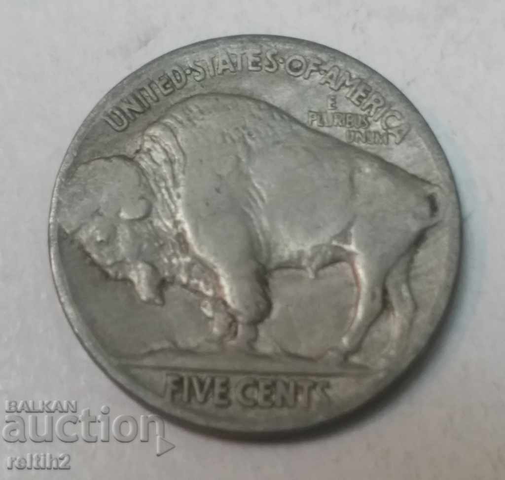 5 цента САЩ 1917г