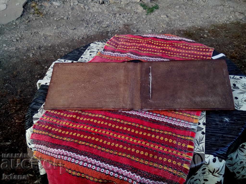 Аукцион Стара кожена подвързия за фото албум Аукцион Стара кожена подвързия за фото албум