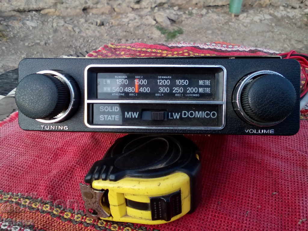 Old Domico car radio, Solid State with price 40.00 BGN | € 20.45 Old Domico car radio, Solid State with price 40.00 BGN | € 20.45