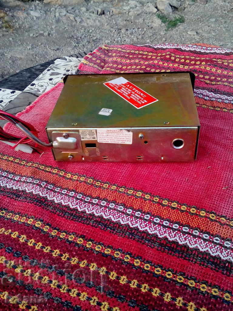 Delivery of Old Domico car radio, Solid State Delivery of Old Domico car radio, Solid State