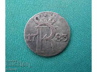 Германия - Прусия 1/24 Талер 1783 Рядка Монета