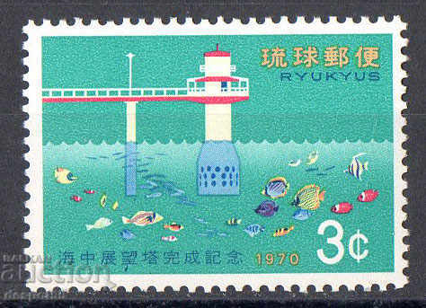 1970. О-ви Рюкю (Япония). Подводна обсерватория, Бусена-Наго