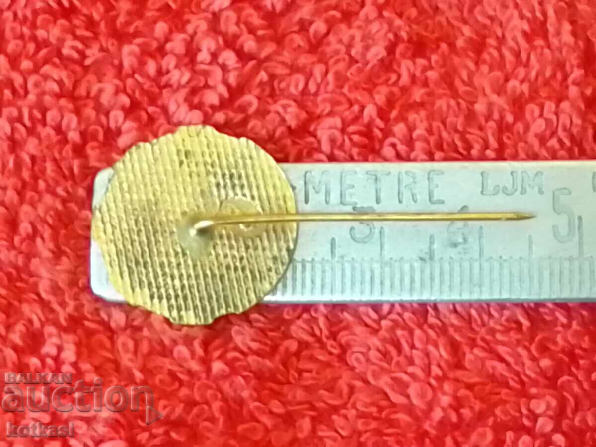 Old Soviet badge, bronze, pin, enamel, "Excellent Worker" of the Ministry of Machine Building with price 21.00 BGN | € 10.74 Old Soviet badge, bronze, pin, enamel, "Excellent Worker" of the Ministry of Machine Building with price 21.00 BGN | € 10.74