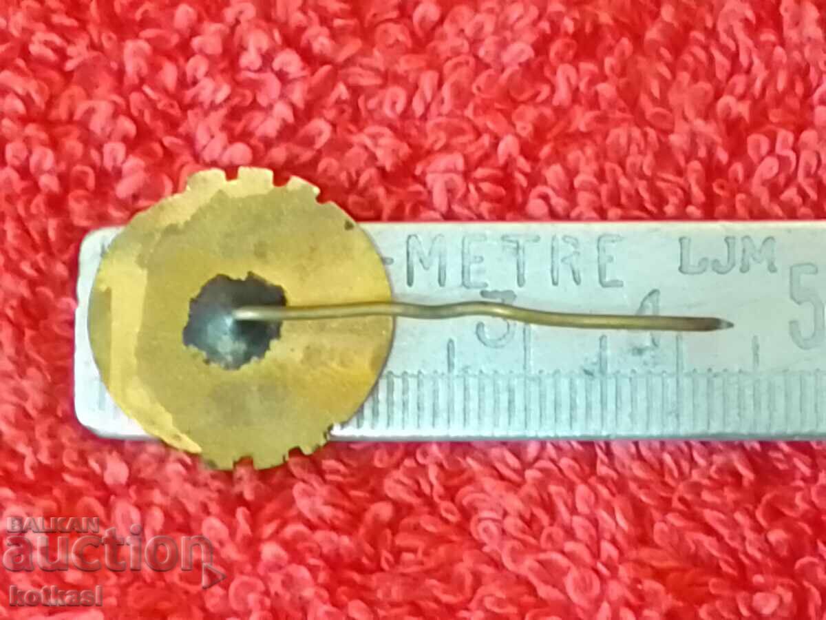 Old Soviet badge bronze pin enamel EXCELLENT MGGP excellent condition with price 31.00 BGN | € 15.85 Old Soviet badge bronze pin enamel EXCELLENT MGGP excellent condition with price 31.00 BGN | € 15.85