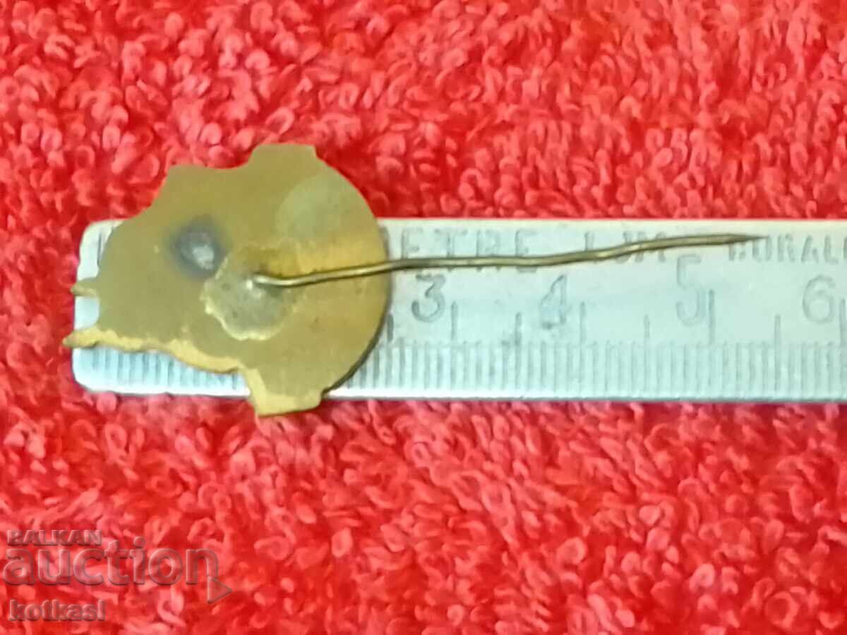 Old social sign solid bronze enamel PHYSICAL EDUCATION HOLIDAY 1953 with price 25.50 BGN | € 13.04 Old social sign solid bronze enamel PHYSICAL EDUCATION HOLIDAY 1953 with price 25.50 BGN | € 13.04