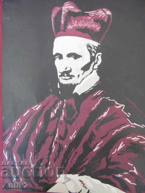 1900s Original Picture Mixed Media Cardinal with price 130.00 BGN | € 66.47 1900s Original Picture Mixed Media Cardinal with price 130.00 BGN | € 66.47