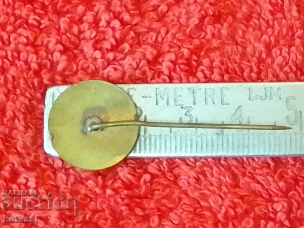 Old badge bronze pin enamel B.T.S. Bulgarian Commercial Union with price 15.00 BGN | € 7.67 Old badge bronze pin enamel B.T.S. Bulgarian Commercial Union with price 15.00 BGN | € 7.67