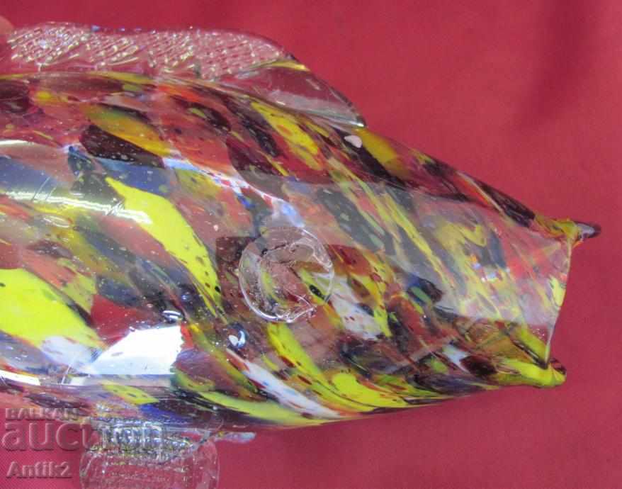 Delivery of 50's Morano Crystal Glass Figure-Fish Delivery of 50's Morano Crystal Glass Figure-Fish