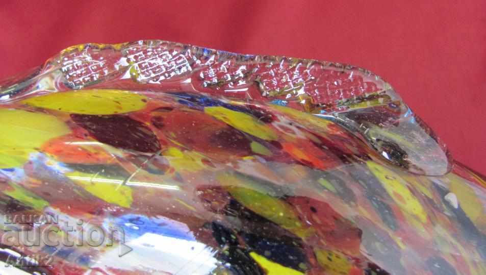 50's Morano Crystal Glass Figure-Fish - 7 50's Morano Crystal Glass Figure-Fish - 7