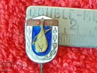 Old Royal Badge Bronze Pin Enamel CHORUS VIOLIN