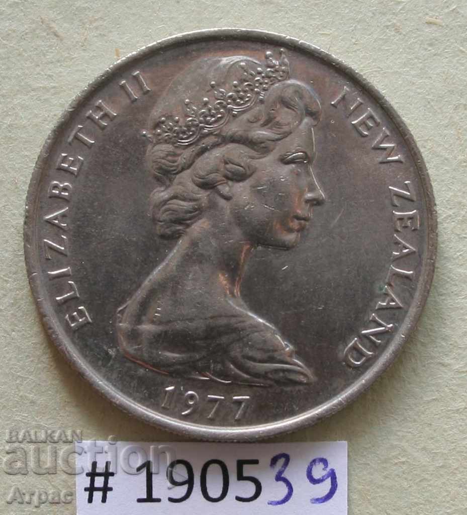 20 de cenți 1977 Noua Zeelandă cu preț € 0.97 | 1.90 BGN