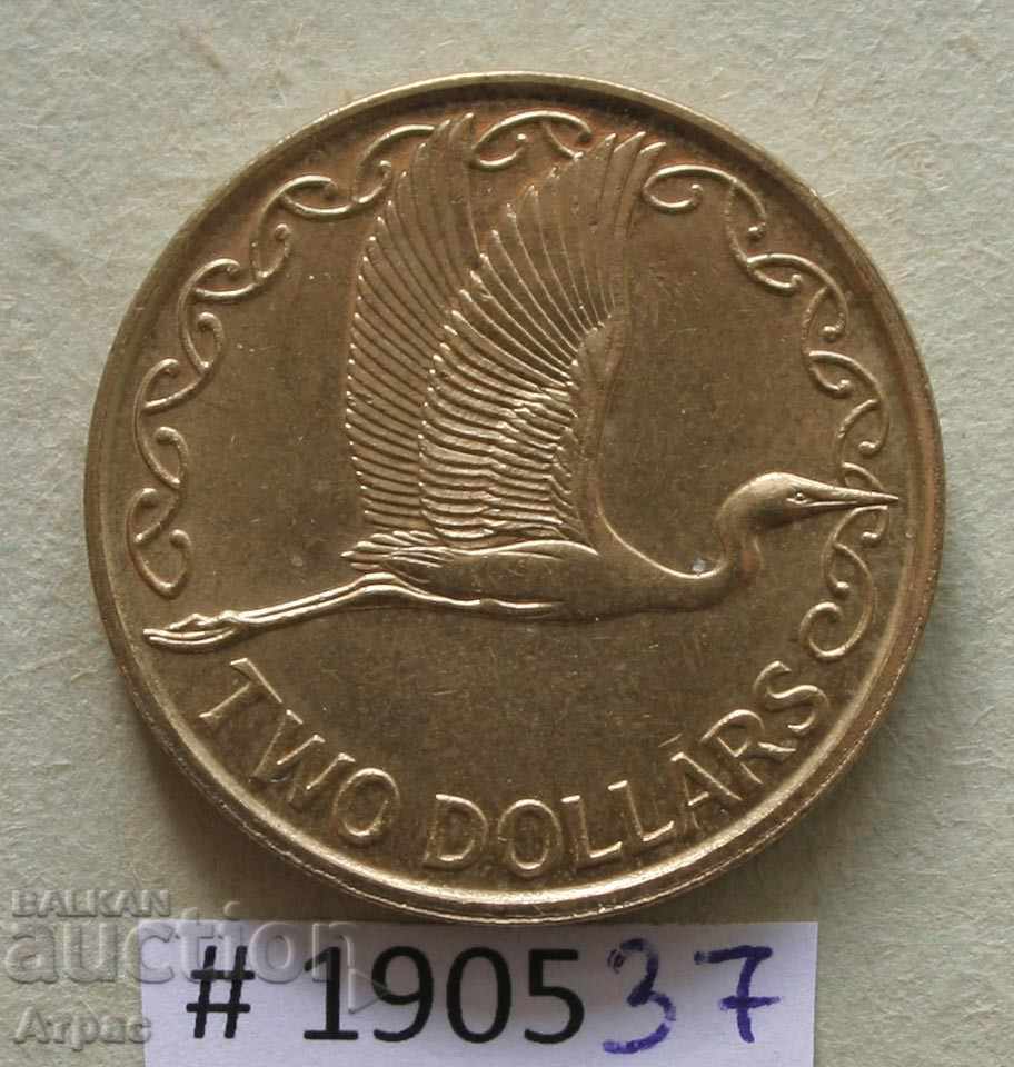 2 USD 1990 Noua Zeelandă-