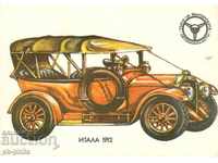 Стара картичка - автомобили - Итала 1912