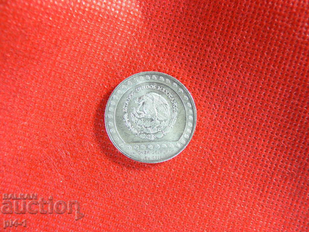 1992 - 25 Pesos / н Ounce (Warrior - Eagle) with price 50.00 BGN | € 25.56 1992 - 25 Pesos / н Ounce (Warrior - Eagle) with price 50.00 BGN | € 25.56