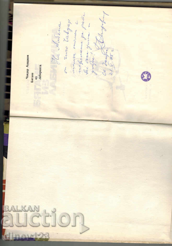 Auction  Maze Running - Chavdar Aladzhov