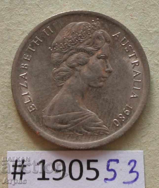 5 cenți 1980 Ștampilă Noua Zeelandă cu preț € 0.46 | 0.90 BGN