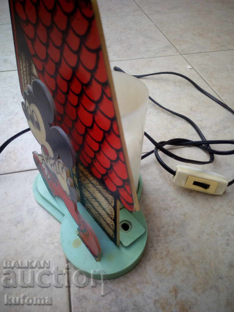 Old children's night lamp Mickey Mouse with price 39.99 BGN | € 20.45