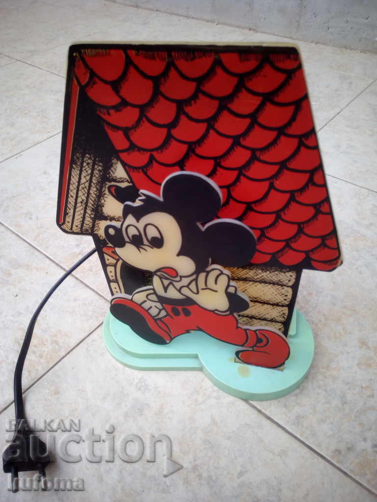 Old children's night lamp Mickey Mouse