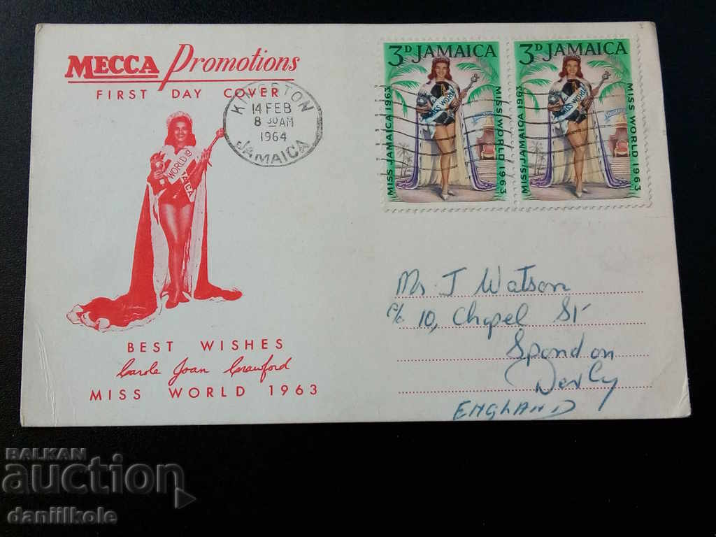 Livrarea * $ * Y * $ * OLD COST POSTAL 1964 MISS WORLD JAMAICA * $ * Y * $ * Livrarea * $ * Y * $ * OLD COST POSTAL 1964 MISS WORLD JAMAICA * $ * Y * $ *