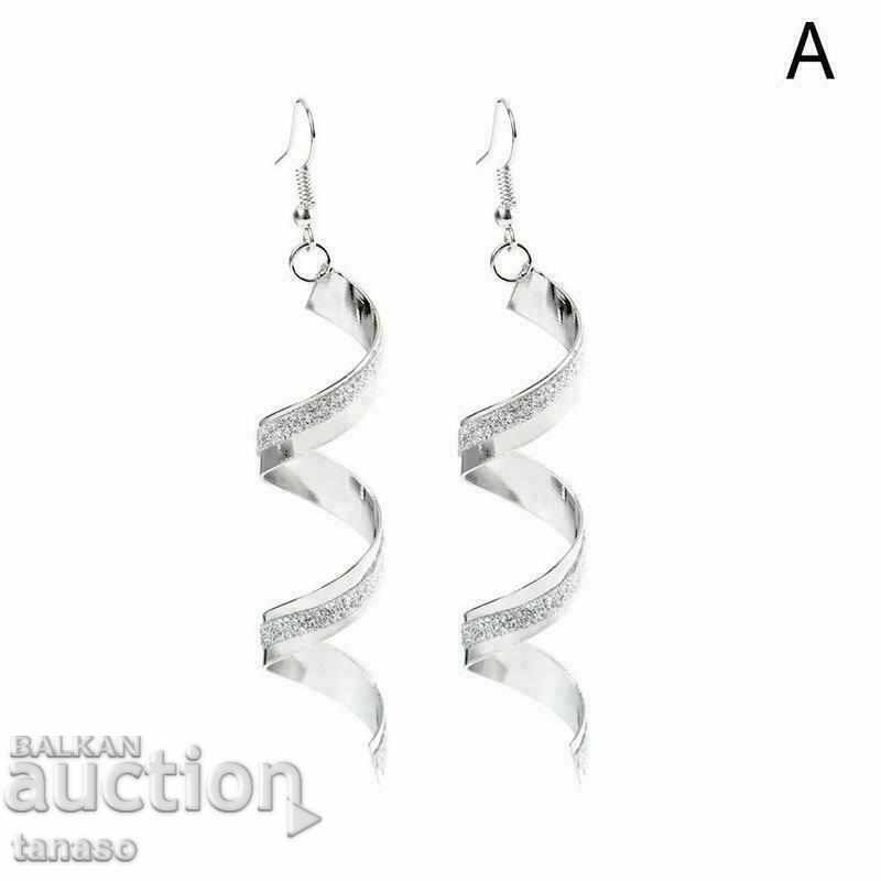 Ladies earrings - spirals