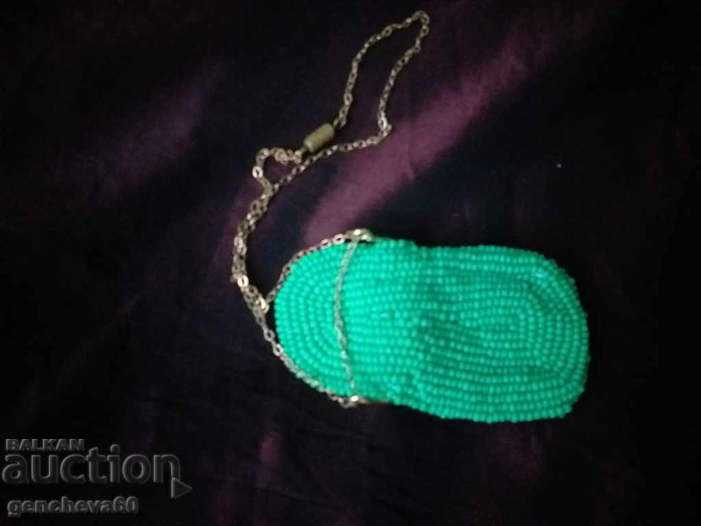 UNIQUE!!! Beaded handbag, gold-toned chain jewelry - 5 UNIQUE!!! Beaded handbag, gold-toned chain jewelry - 5