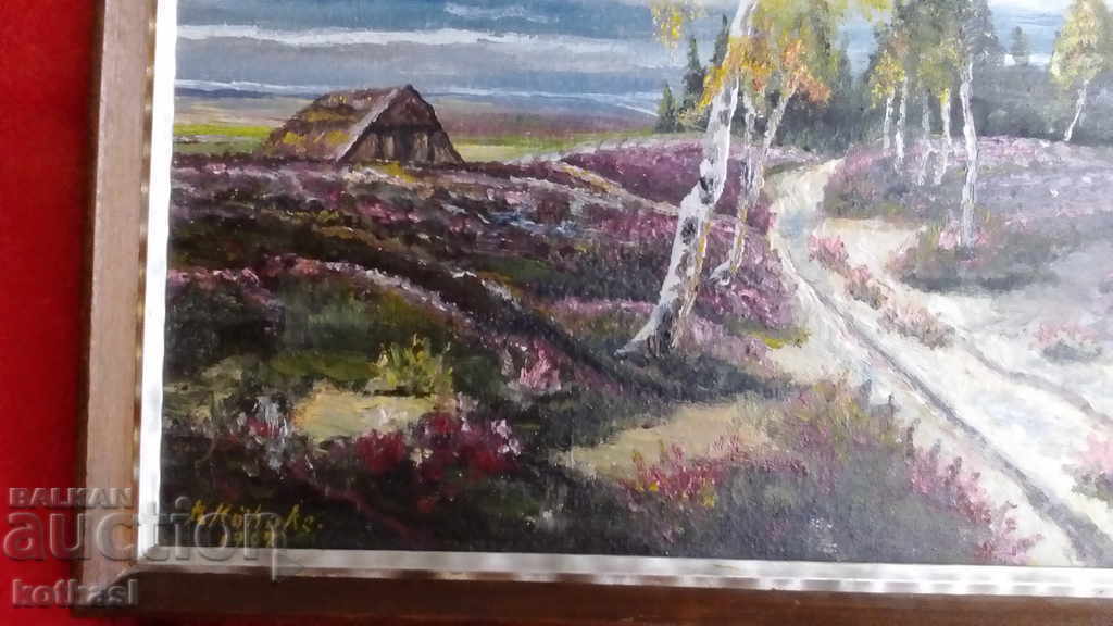 Стара картина масло фазер автор 1947г Германия с цена 125.50 лв. | € 64.17 Стара картина масло фазер автор 1947г Германия с цена 125.50 лв. | € 64.17