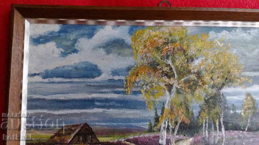 Аукцион Стара картина масло фазер автор 1947г Германия Аукцион Стара картина масло фазер автор 1947г Германия