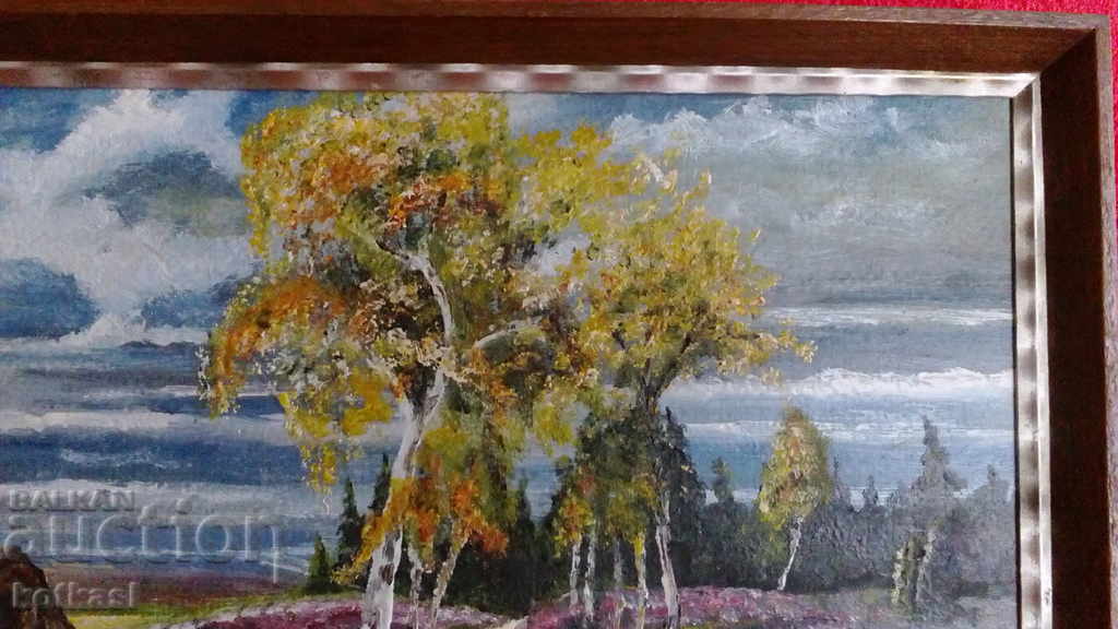 Доставка на Стара картина масло фазер автор 1947г Германия Доставка на Стара картина масло фазер автор 1947г Германия