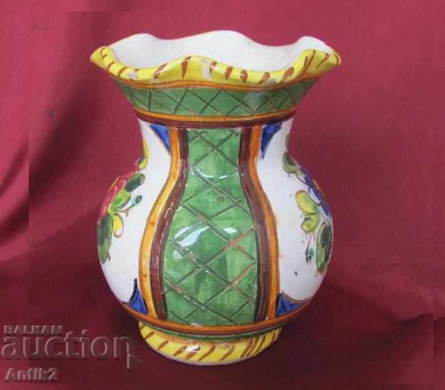 18th Century Vase Majolica Italy - 6