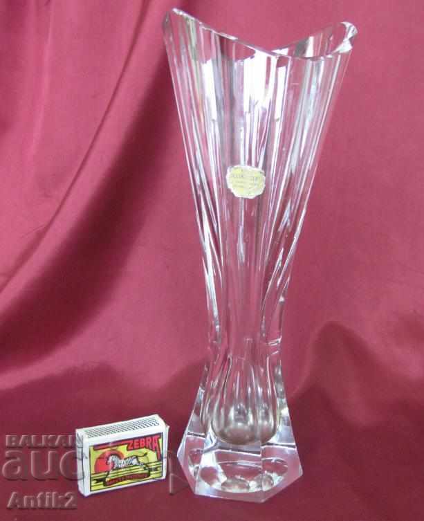 Art Deco Crystal Glass Vase Germany - 7 Art Deco Crystal Glass Vase Germany - 7