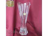 Art Deco Crystal Glass Vase Germany