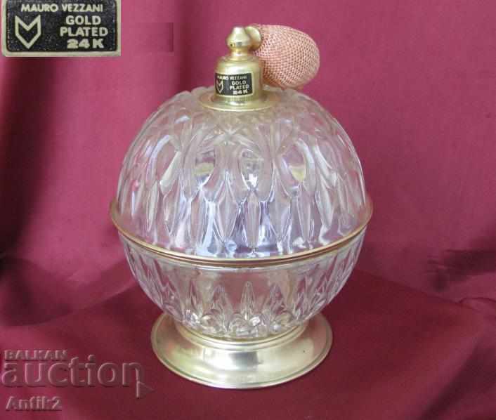 Antique 24k Perfume Bottle