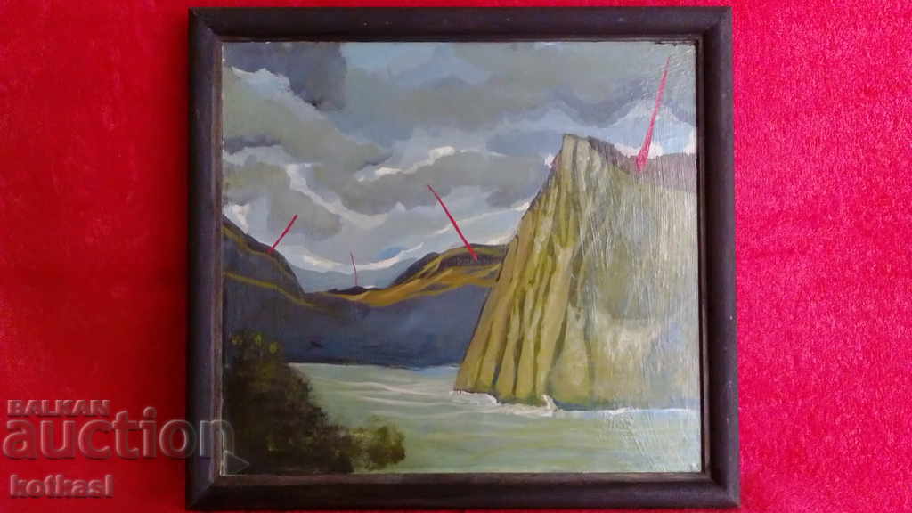 Oil painting on phaser frame