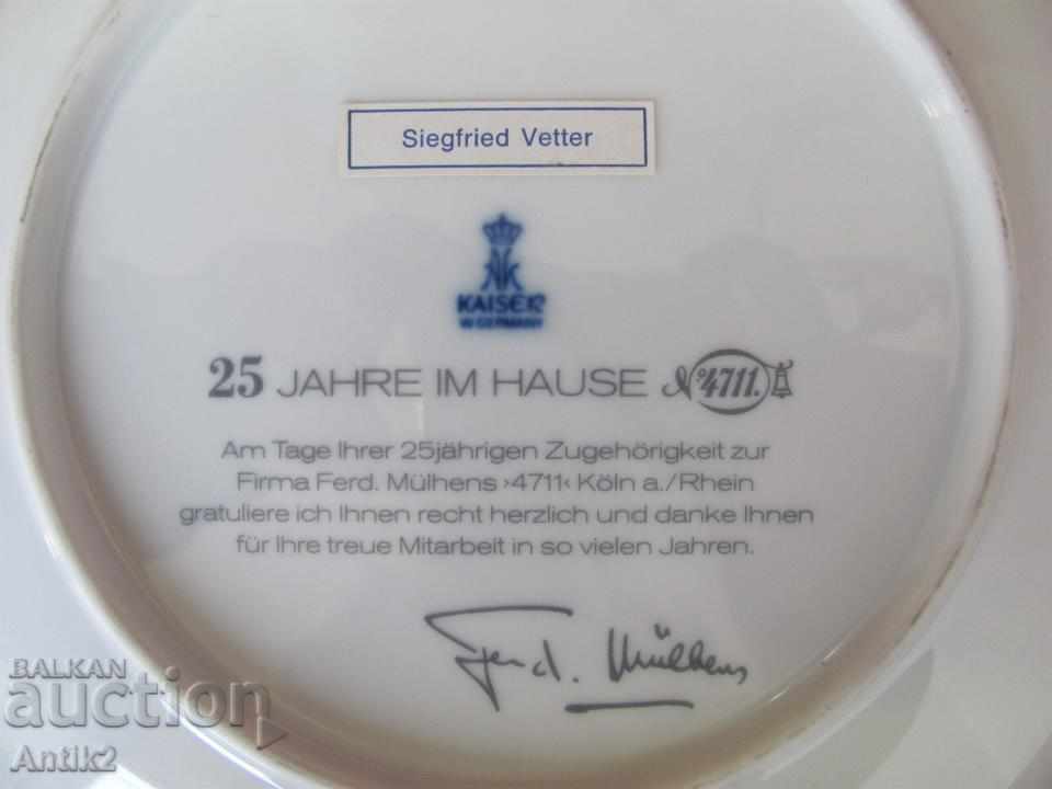 50s 4711 Πορσελάνη πλάκα επετείου AISER σπάνια - 7 50s 4711 Πορσελάνη πλάκα επετείου AISER σπάνια - 7