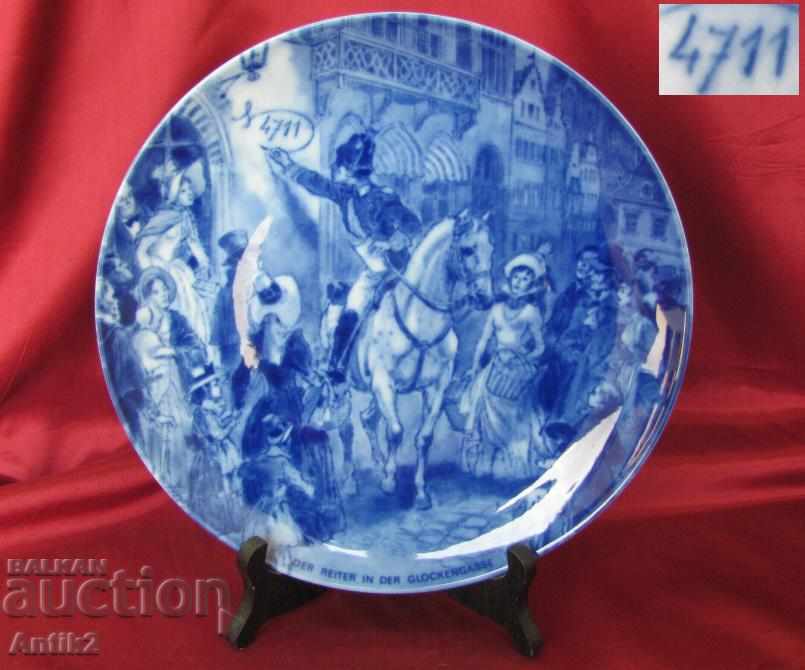 50s 4711 Anniversary Porcelain Plate AISER rare