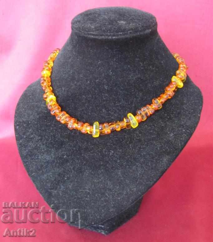 Auction 30s Antique Necklace Natural Amber Auction 30s Antique Necklace Natural Amber