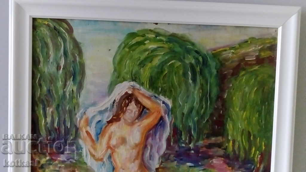 Old social painting, Bulgarian author, 70 years old, naked women, erotica - 5 Old social painting, Bulgarian author, 70 years old, naked women, erotica - 5