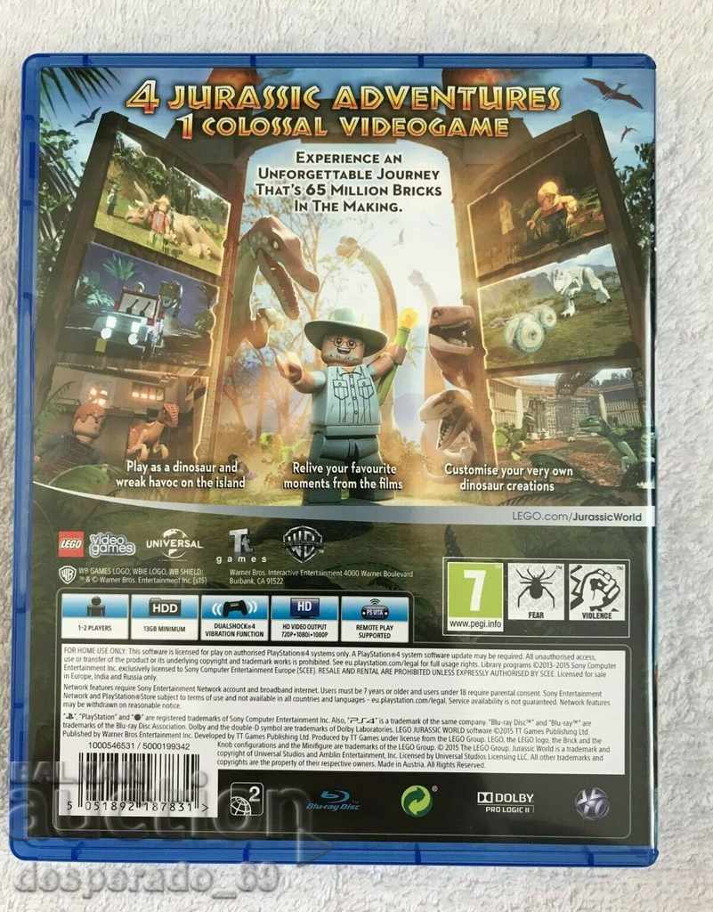 Delivery of (¯` '• .¸ PS4 game - LEGO _ JURASSIC WORLD ¸. •' ´¯) Delivery of (¯` '• .¸ PS4 game - LEGO _ JURASSIC WORLD ¸. •' ´¯)