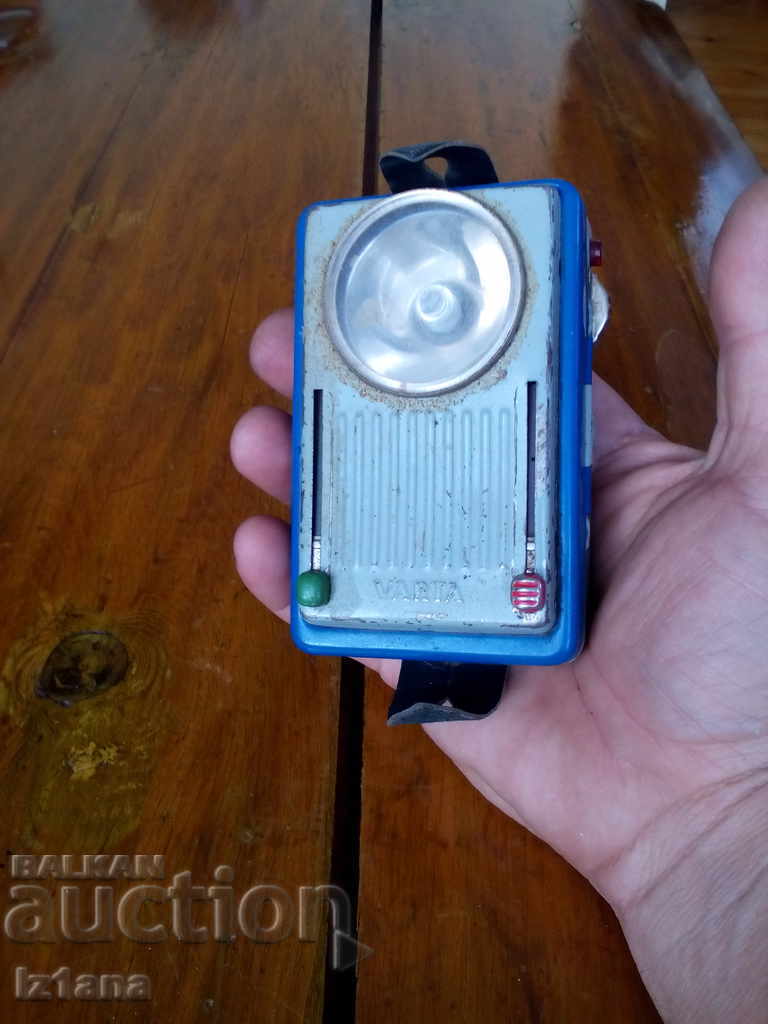 Old flashlight, Varta flashlight with price 15.00 BGN | € 7.67 Old flashlight, Varta flashlight with price 15.00 BGN | € 7.67