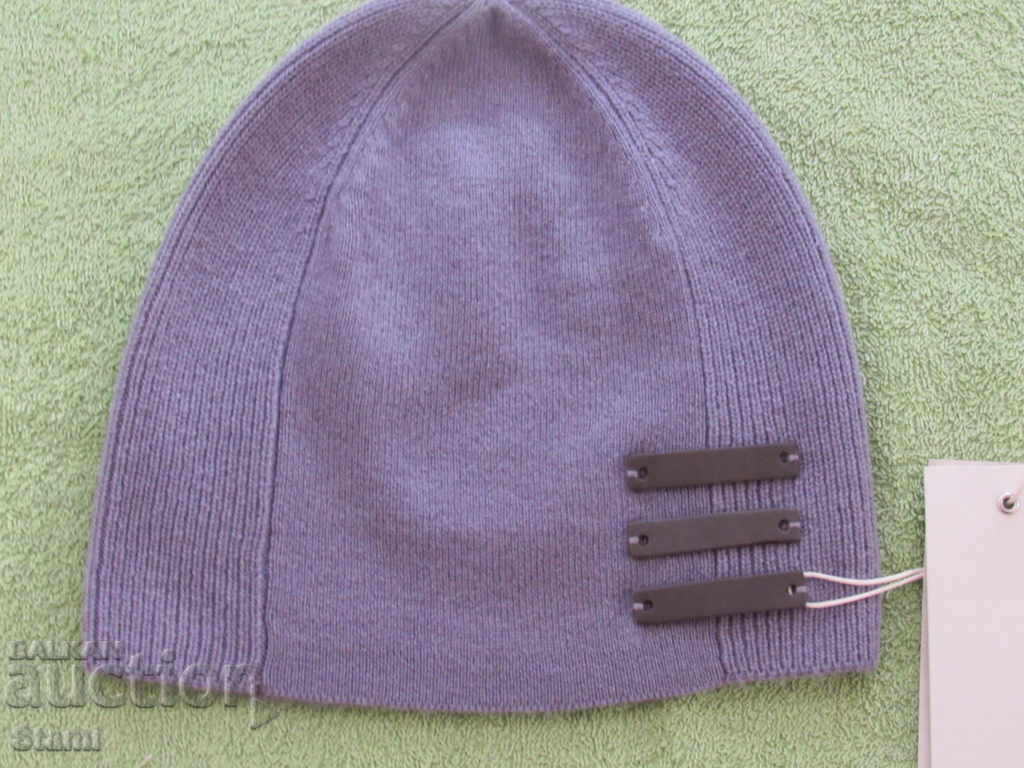 Purple machine knitted hat, 100% cashmere, Mongolia with price 85.00 BGN | € 43.46 Purple machine knitted hat, 100% cashmere, Mongolia with price 85.00 BGN | € 43.46