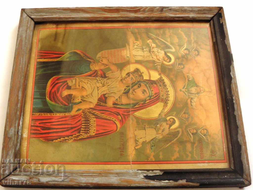 СТАРА ИКОНА-ЛИТОГРАФИЯ с цена 59.99 лв. | € 30.67 СТАРА ИКОНА-ЛИТОГРАФИЯ с цена 59.99 лв. | € 30.67