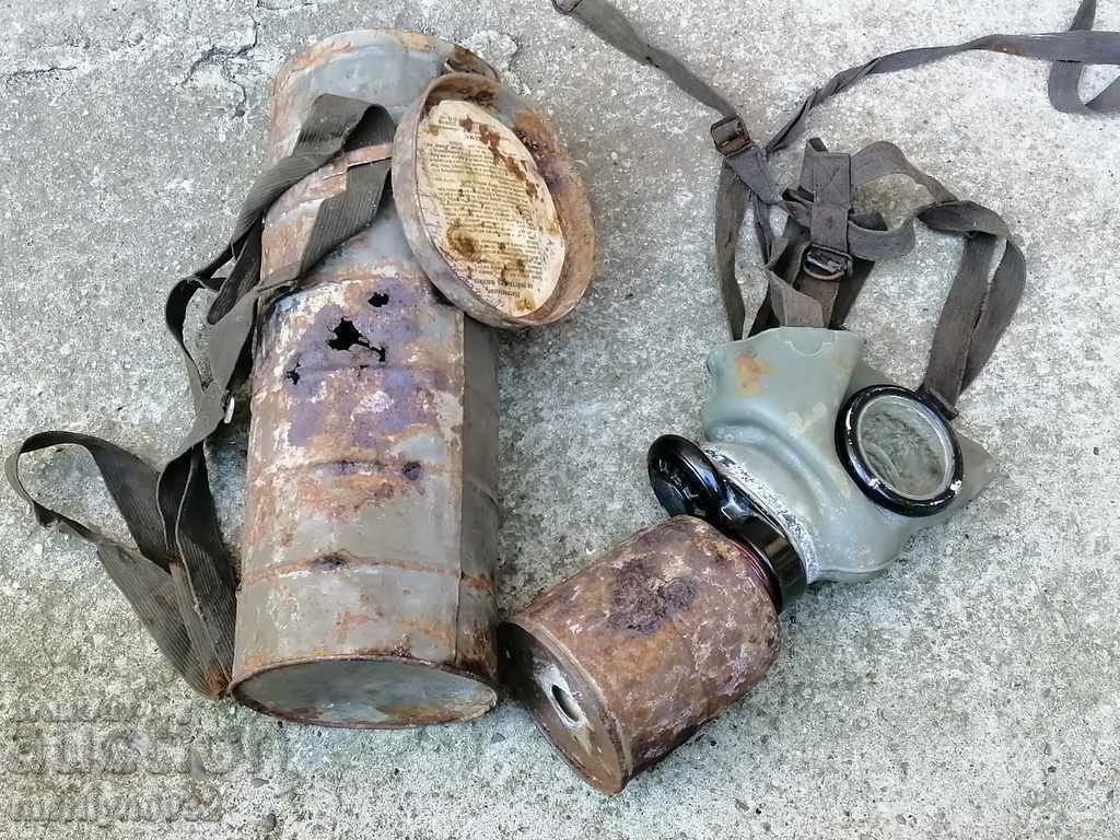 Mască de gaz Mască de gaz Central Bulgaria Hema Sofia 1939 WW2 - 5 Mască de gaz Mască de gaz Central Bulgaria Hema Sofia 1939 WW2 - 5