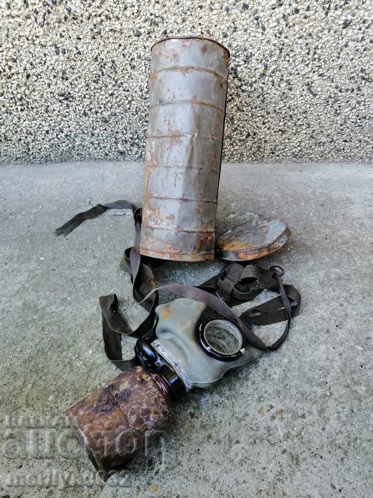 Mască de gaz Mască de gaz Central Bulgaria Hema Sofia 1939 WW2 - 6 Mască de gaz Mască de gaz Central Bulgaria Hema Sofia 1939 WW2 - 6